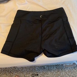 Black ZYIA Hustle Shorts